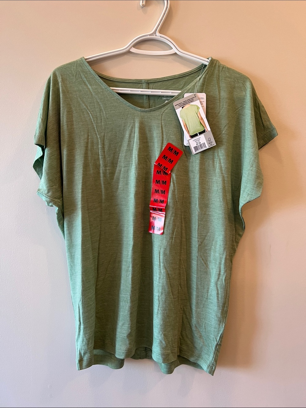 Cloudveil Wool Rich Blend Women's Scoop Neck Tee / Merino & Tencel / New